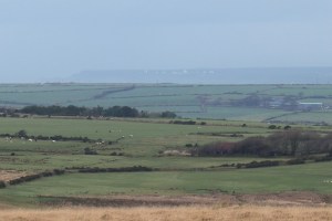 GCHQ Bude in the distance